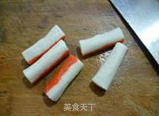 蟹肉棒生菜大米粥的做法步骤：6