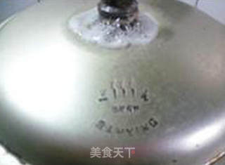 蟹肉棒生菜大米粥的做法步骤：10