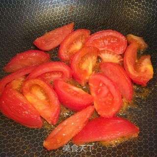 香葱鸡蛋炒西红柿的做法步骤：5