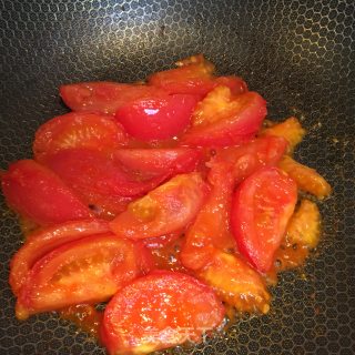 香葱鸡蛋炒西红柿的做法步骤：6