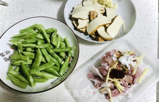 四季豆豆干炒肉的做法步骤：2