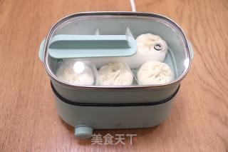牛肉辣椒包子&西红柿蛋花汤早餐的做法步骤：12