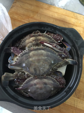 蟹煲豆腐的做法步骤：3