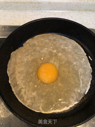 生菜手抓饼的做法步骤：2