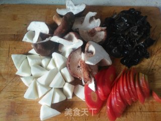 香菇山药蒸小酥肉的做法步骤：2