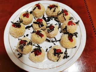 爆浆芝士土豆球的做法步骤：10