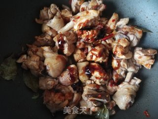 笋干炖鸡块的做法步骤：13