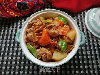 笋干炖鸡块的做法步骤：28