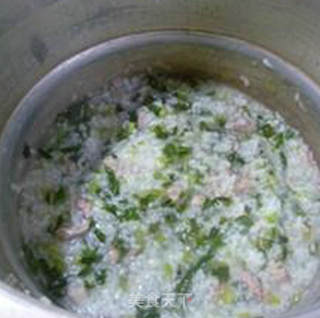 雪菜瘦肉丝大米粥的做法步骤：14