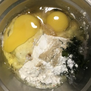 虾饼的做法步骤：2