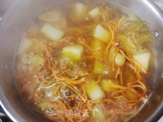 虫草花冬瓜鸡腿汤的做法步骤：11