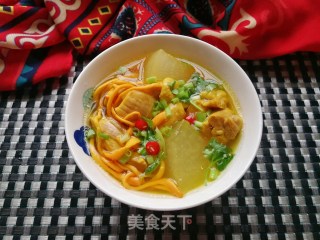 虫草花冬瓜鸡腿汤的做法步骤：16