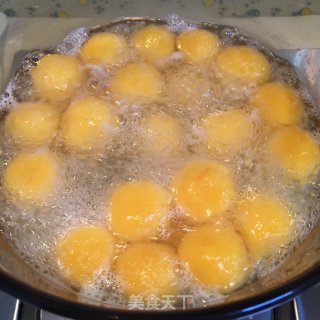 红糖枸杞酒酿圆子的做法步骤：4