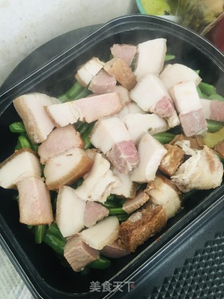 豆角焖卤肉的做法步骤：6