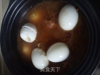 红烧排骨鸡蛋的做法步骤：7
