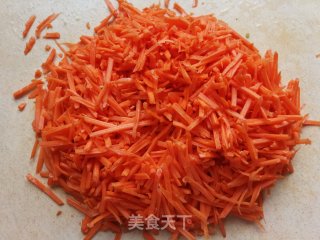 胡萝卜豆芽菠菜丸子的做法步骤：3