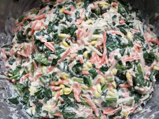 胡萝卜豆芽菠菜丸子的做法步骤：9