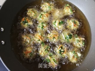 胡萝卜豆芽菠菜丸子的做法步骤：12