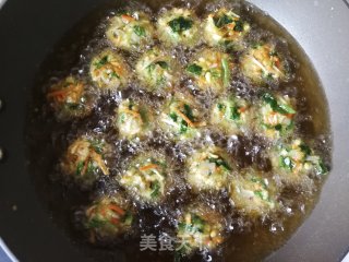 胡萝卜豆芽菠菜丸子的做法步骤：13