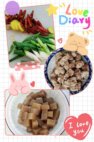 魔芋烧鸭的做法步骤：2