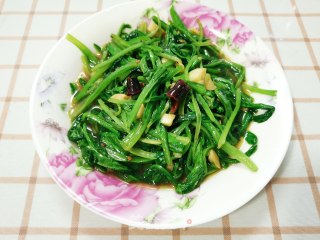 辣炒油麦菜的做法步骤：5