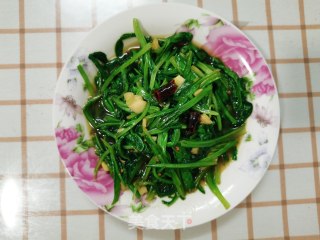 辣炒油麦菜的做法步骤：7