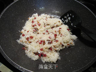 腊肠冬菇炊饭的做法步骤：7