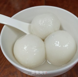 红糖酒酿大元宵的做法步骤：5