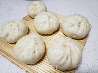 梅豆肉包的做法步骤：14