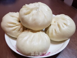 梅豆肉包的做法步骤：15