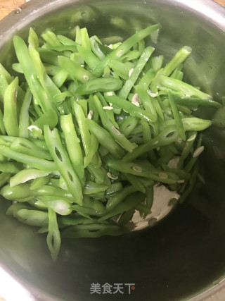 四季豆炒肉的做法步骤：2