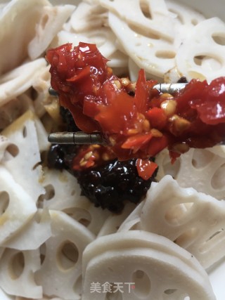 凉拌莲藕片的做法步骤：6