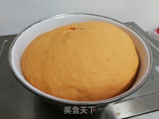 南瓜面素包子的做法步骤：3