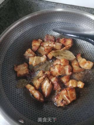 腐竹结烧肉的做法步骤：7