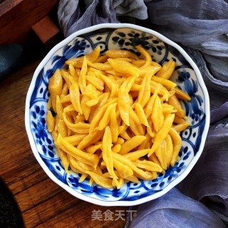 板栗南瓜剪刀面的做法步骤：10