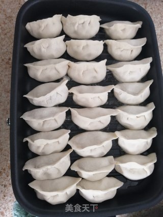 白菜猪肉锅贴的做法步骤：8