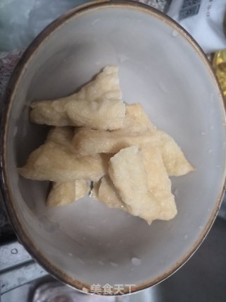 快手小炒-油三角炒芥菜的做法步骤：3