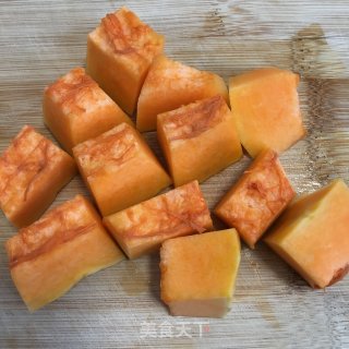 南瓜小米营养羹的做法步骤：2