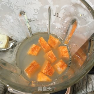 南瓜小米营养羹的做法步骤：3