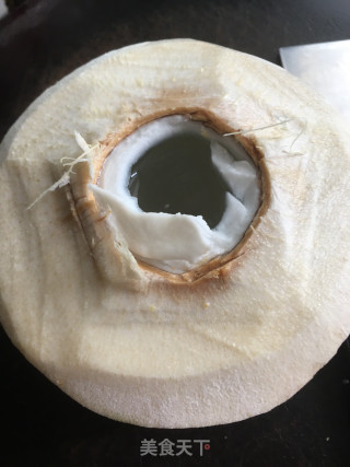花胶板栗椰青炖鸡的做法步骤：6