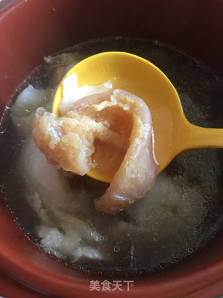 花胶板栗椰青炖鸡的做法步骤：8