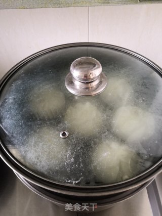 梅干菜豇豆肉包的做法步骤：25