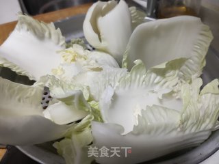 素炒白菜的做法步骤：1