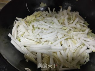 素炒白菜的做法步骤：4