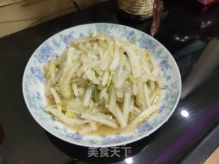 素炒白菜的做法步骤：9