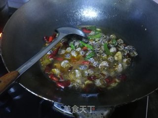 辣炒花螺的做法步骤：6