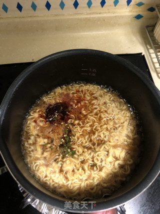 生菜拉面的做法步骤：4