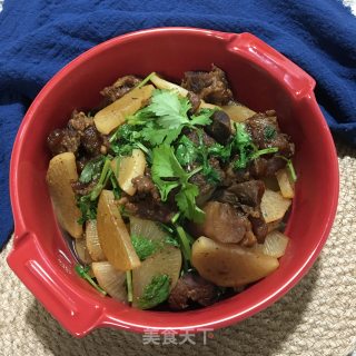 萝卜炖牛腩的做法步骤：8