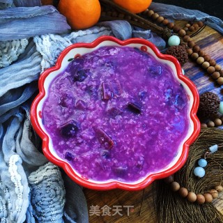 紫薯糯米粥的做法步骤：10