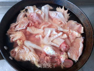 牡丹花鸡汤的做法步骤：1